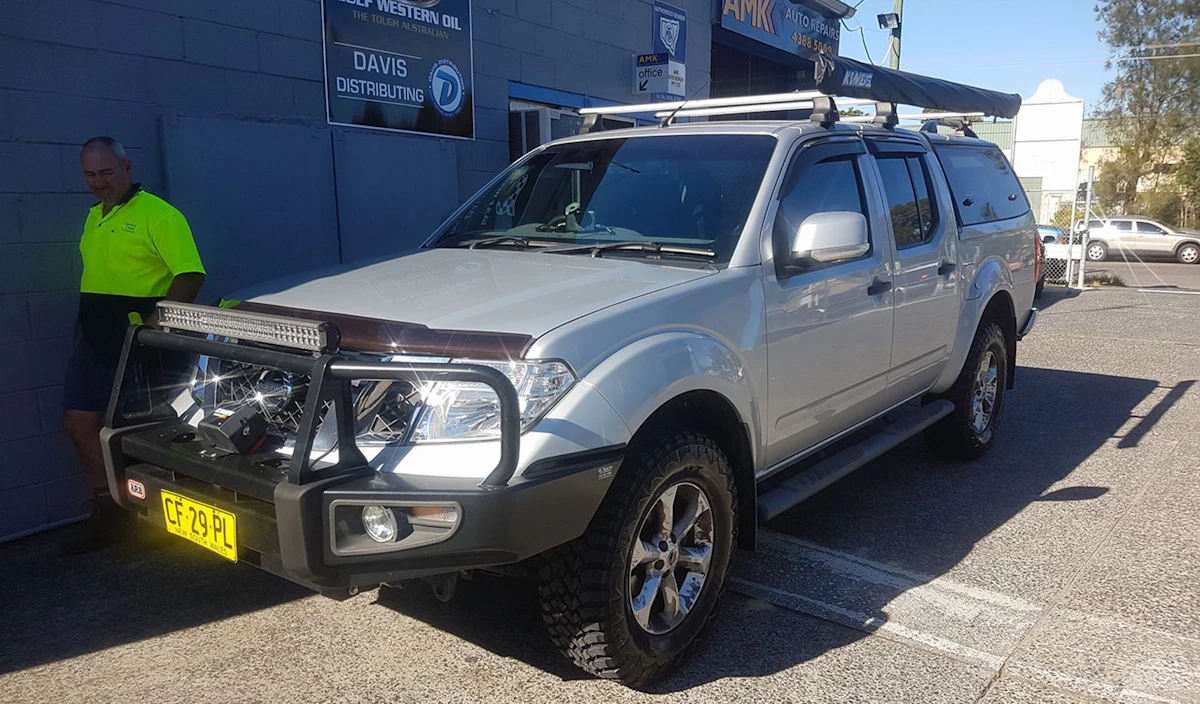 Nice Hankook Muddies on Nissan D40